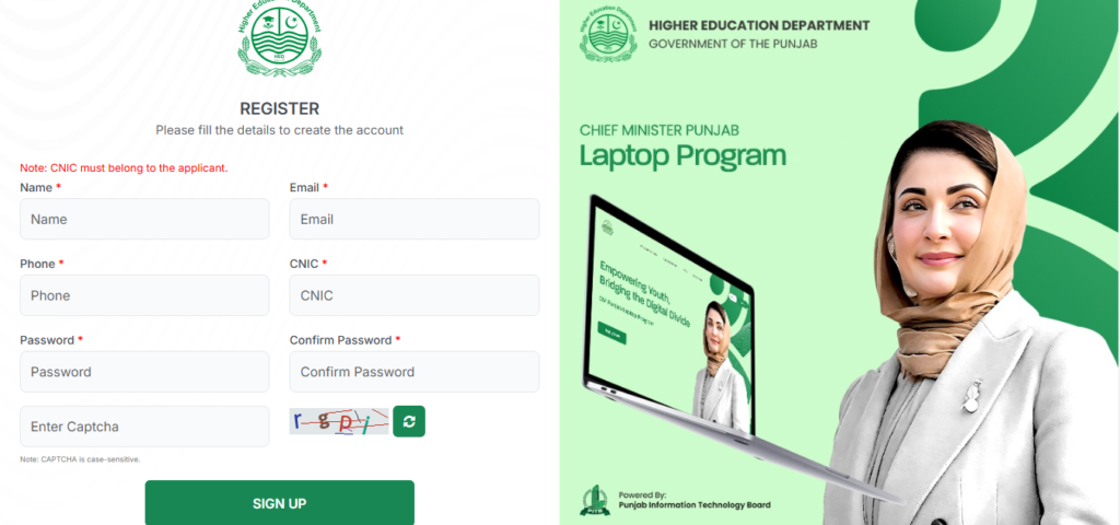 cmlaptophed punjab gov pk