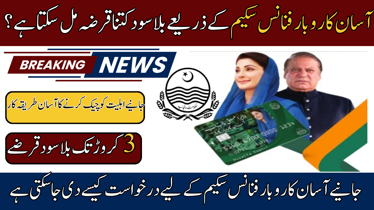 Asaan Karobar Finance Scheme