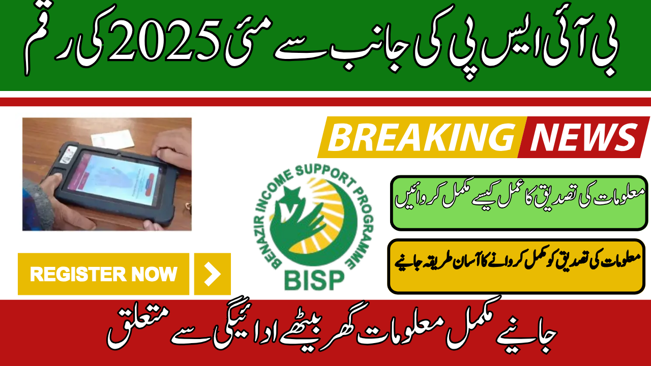 BISP 8171 Payment Verification May